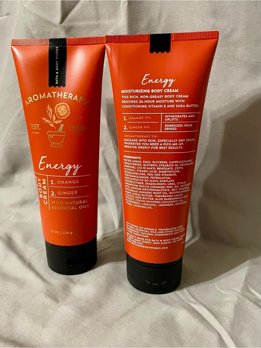 Bath & Body Works Energy Moisturizing Body Cream - Bright Orange